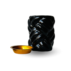 Encensoir noir tressé