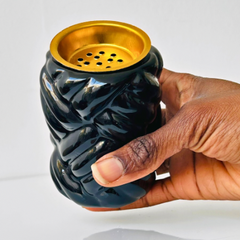 Encensoir noir tressé