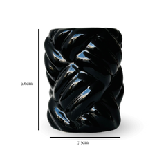 Encensoir noir tressé