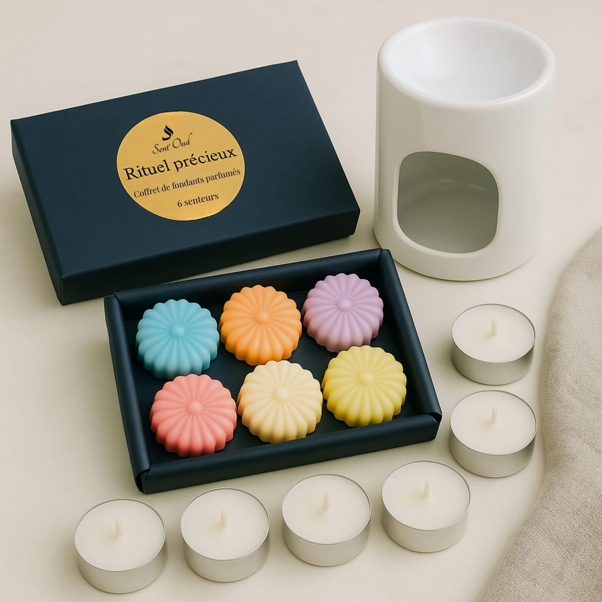 Coffret Rituel précieux de fondants parfumés