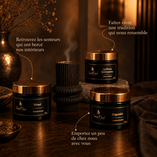 Rituel enivrant - trio d’encens