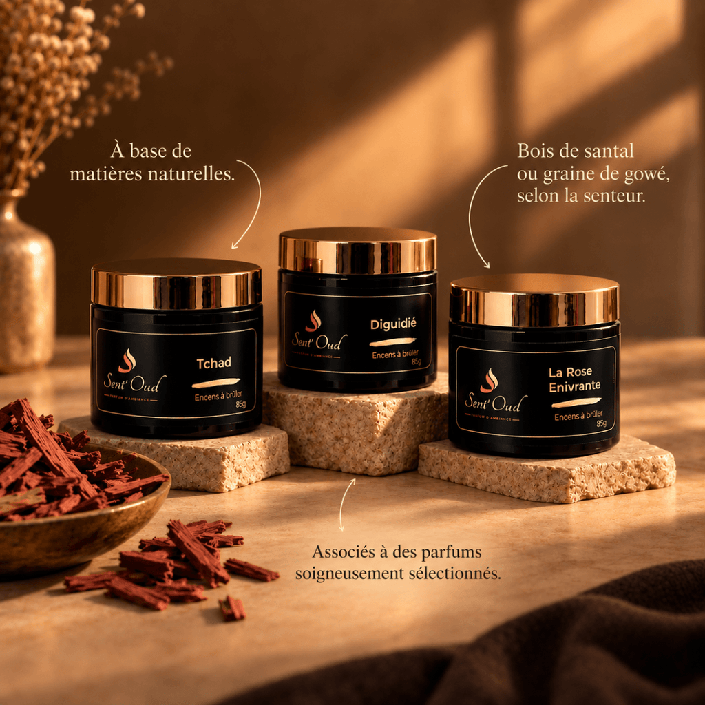 Rituel enivrant - trio d’encens