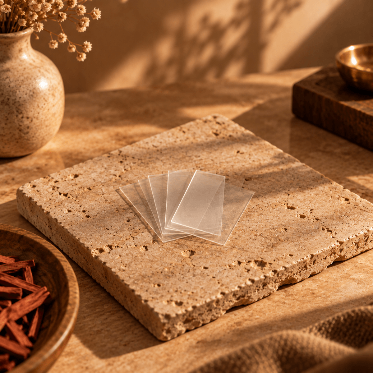 Feuilles de mica pour encens