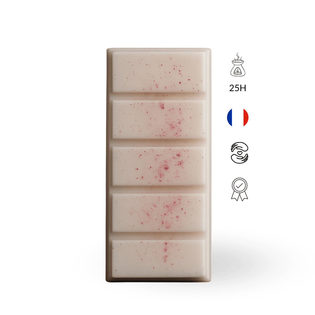 Fondant parfumé élégant Oud et Rose