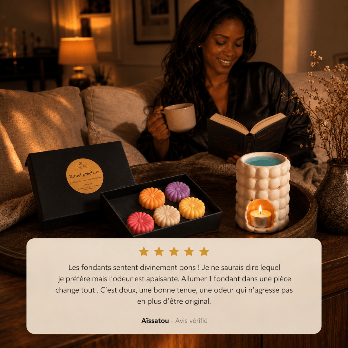 Coffret Rituel précieux de fondants parfumés